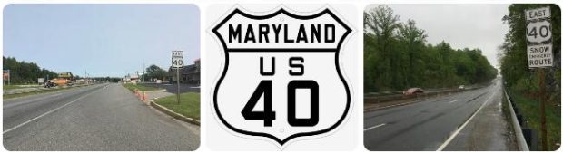US 40 in Maryland